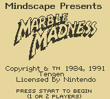 Marble Madness screenshot 3 for GameBoy
